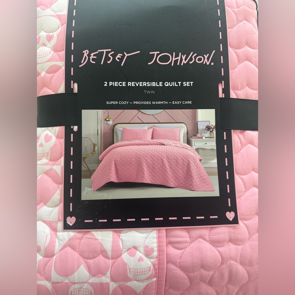 Betsey Johnson Reversible Quilt